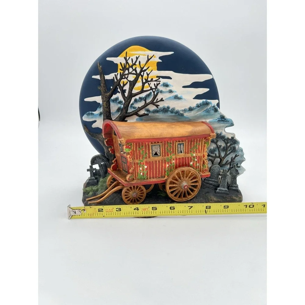 Universal Monsters The Wolf Man Coin Bank Gypsy Wagon 1941 Horror Collectible